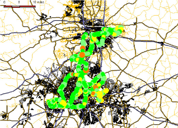 ICASA Gauteng Cellular Network Testing
