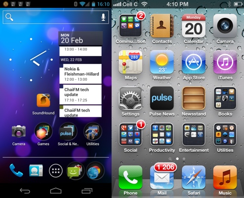 iOS5 vs Android 4.0 Ice Cream Sandwich iOS5 vs Android 4.0 Ice Cream Sandwich