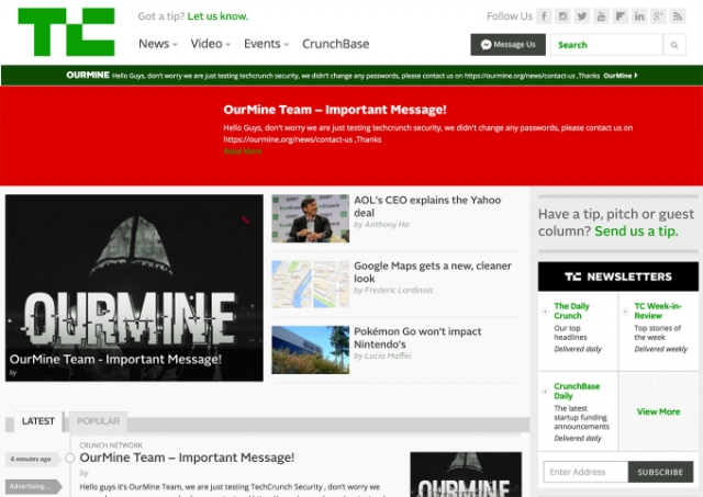 Techcrunch hack