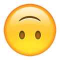 Upside down face