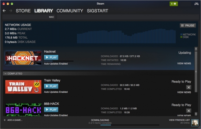 Rain RttH Steam test