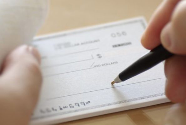 Cheque Book Header