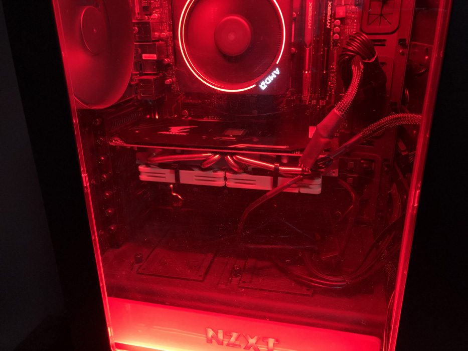 Case on - GPU