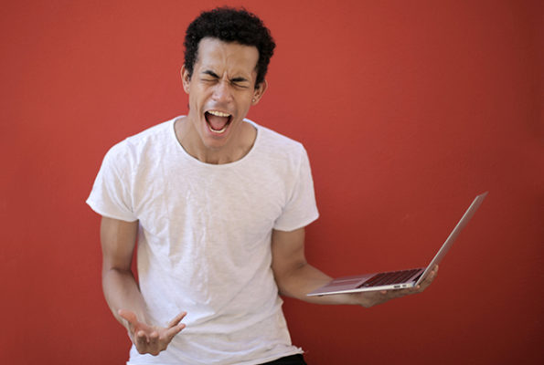 Computer angry