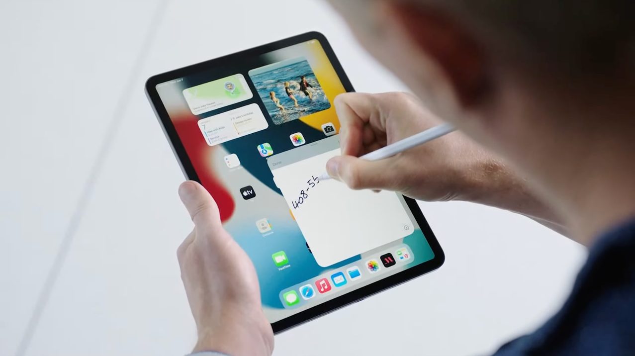 iPad OS QuickNote