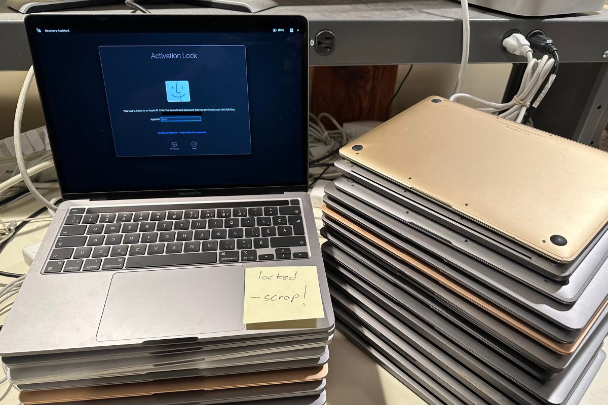Working Second hand MacBooks Scrapped Due To Activation Block