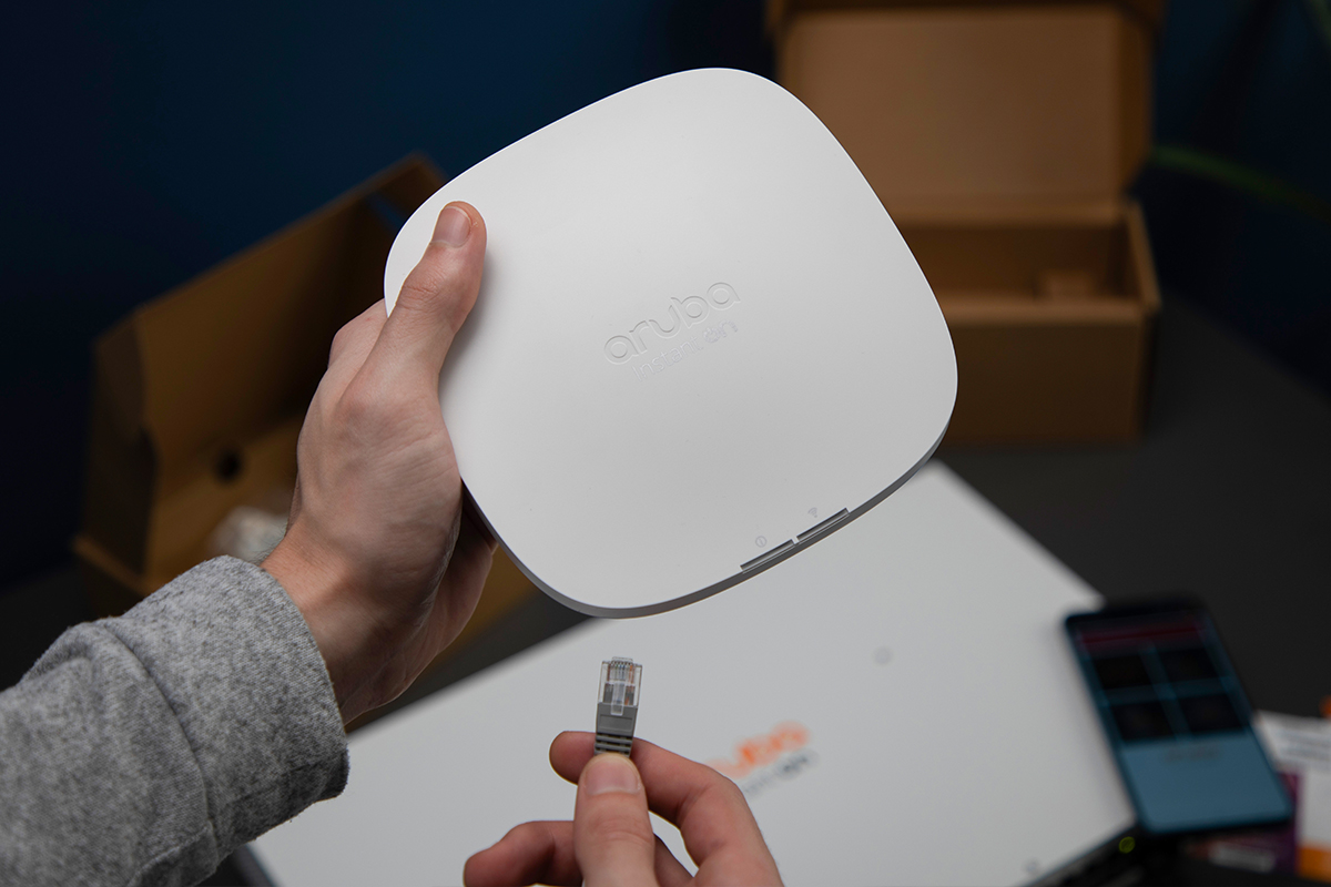 Setting up an Aruba Instant On Access Point – Faster than making a cup ...